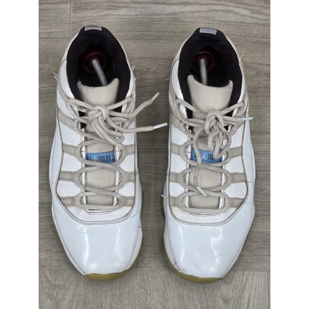 Nike Air Jordan 11 Low White Legend Blue Men's Size 12 Retro Sneakers AV2187-117